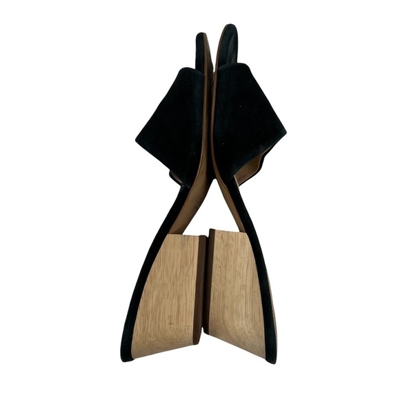 Botkier Carlie Black Suede Block Heel Sandals Size 8.5 Women’s - Picture 5 of 8